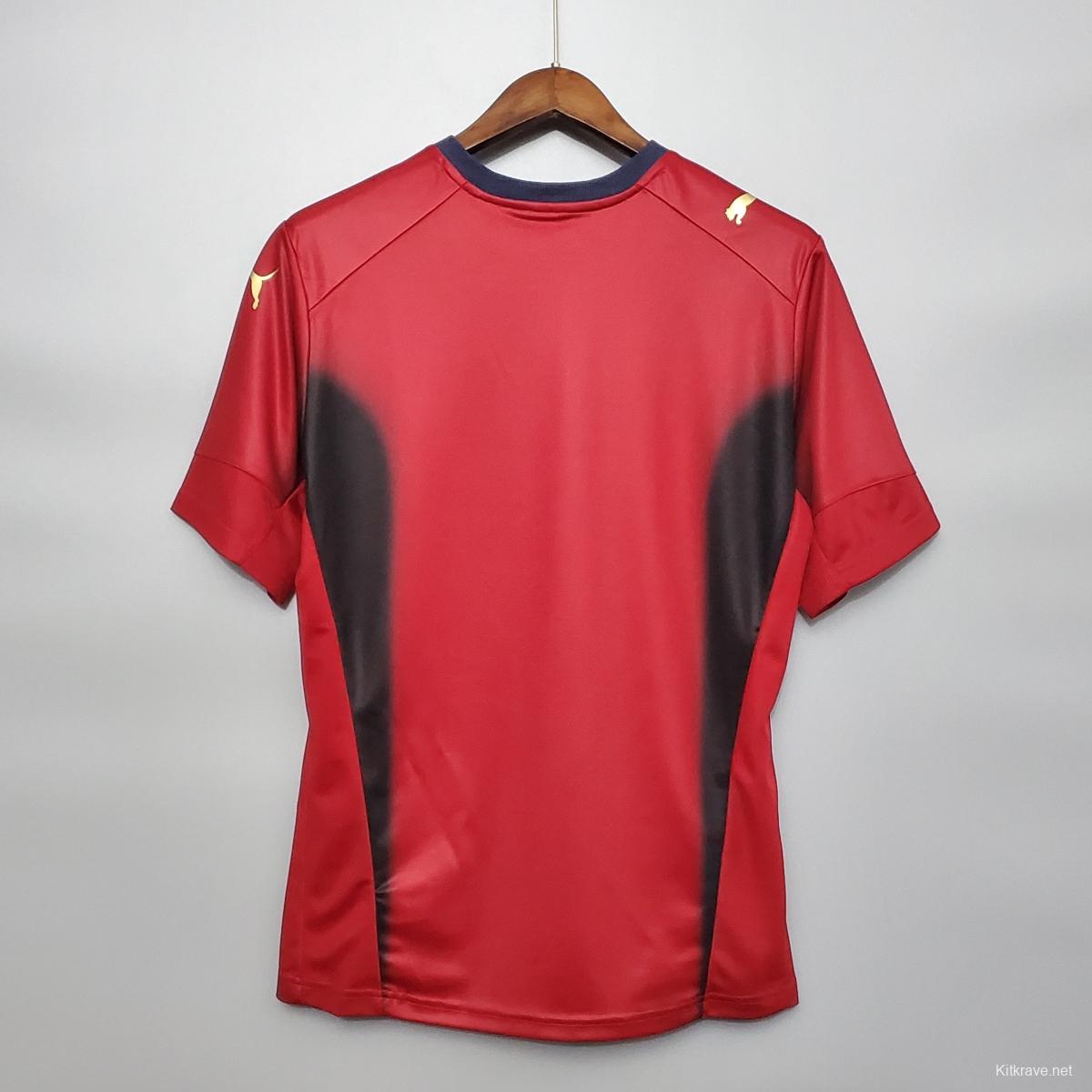 Retro 2006 Italy Red Soccer Jersey