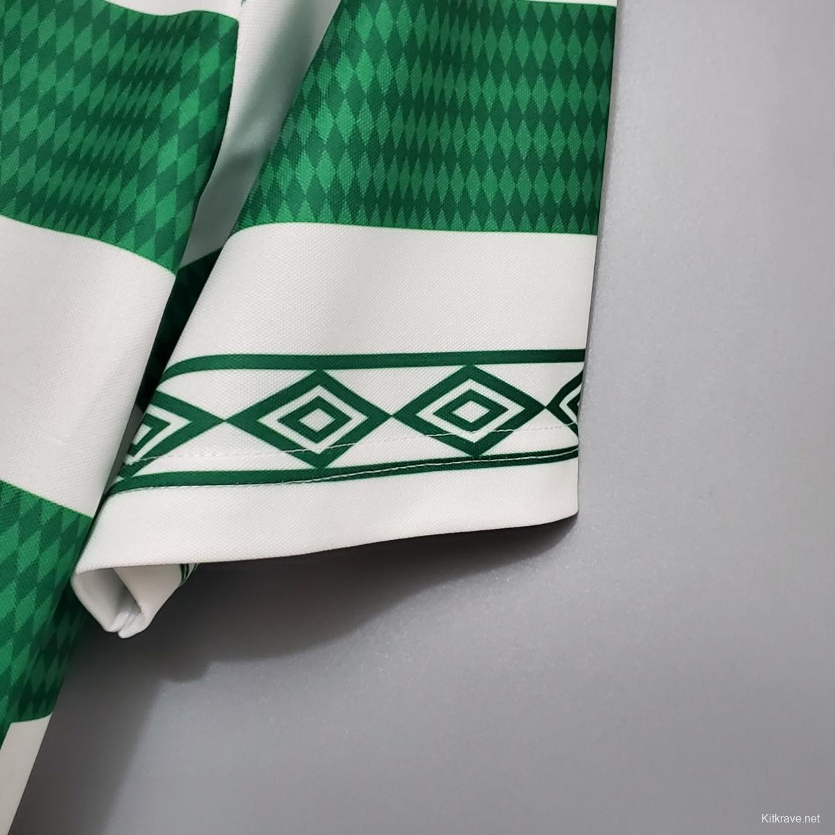 Retro 98/99 Celtic home Soccer Jersey