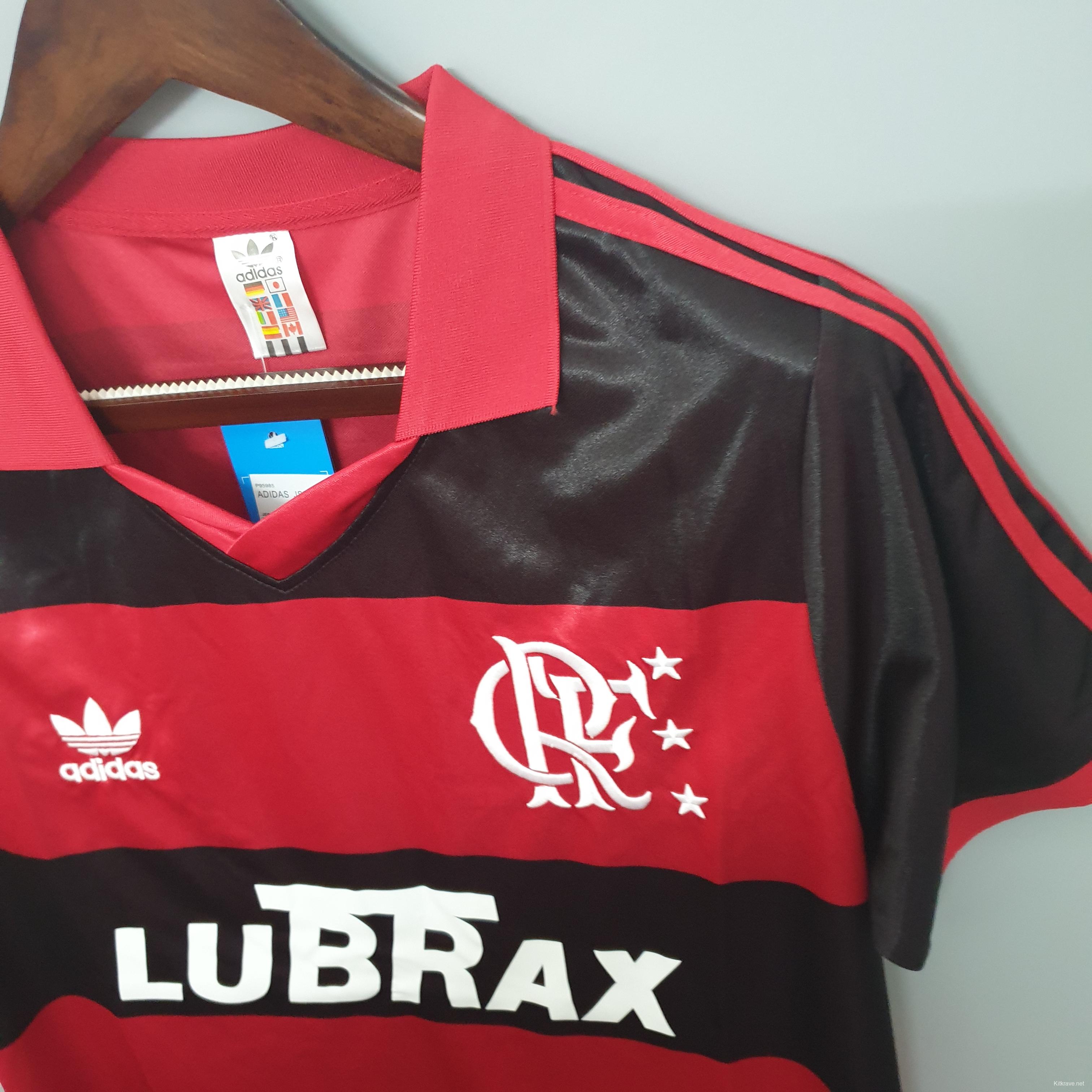 Flamengo 1990 retro shirt home Soccer Jersey