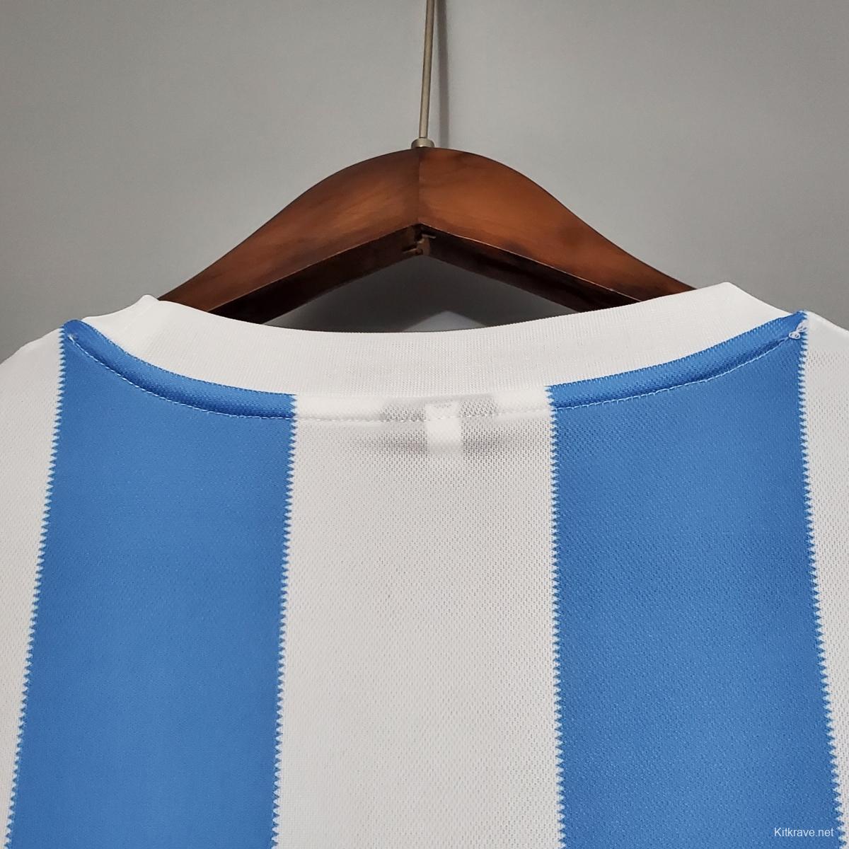 Retro 1986 Argentina home Soccer Jersey