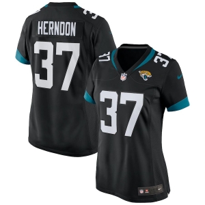 Women's Tre Herndon Black Player Limited Team Jersey