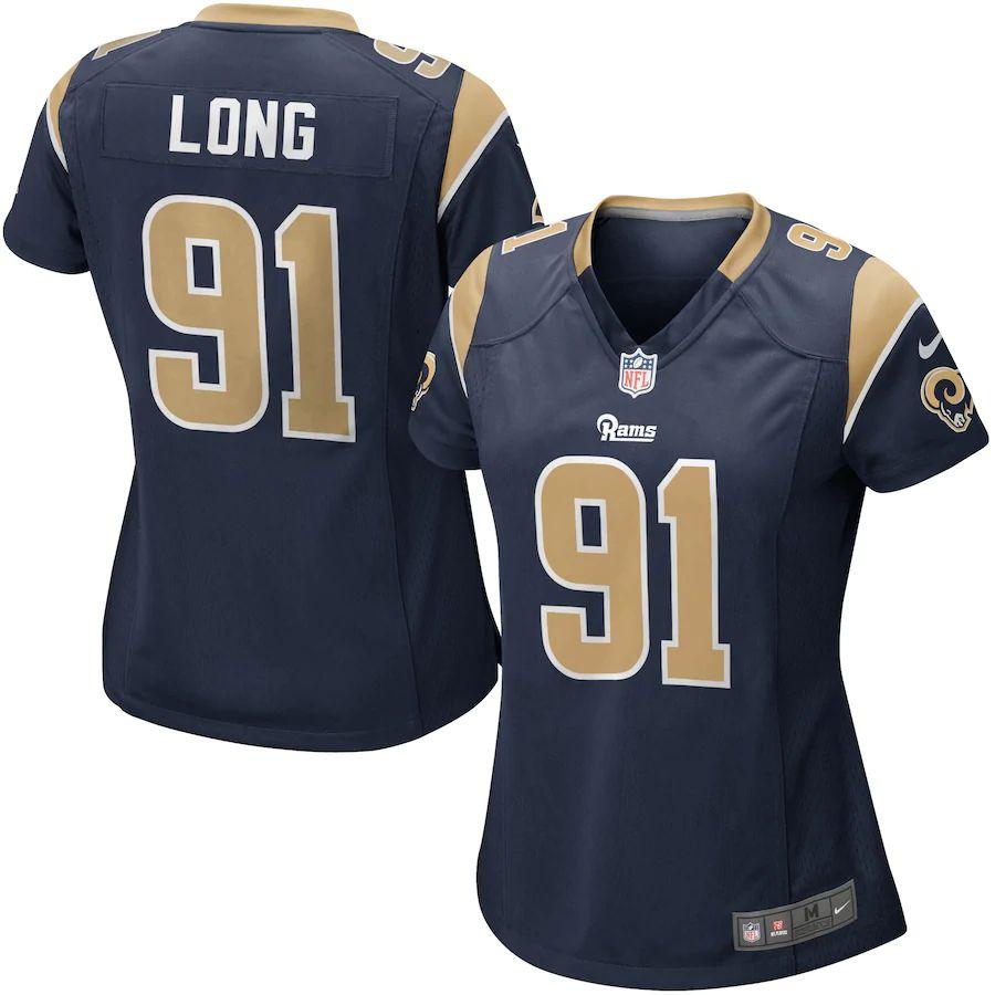 Women's Chris Long Navy Player Limited Team Jersey