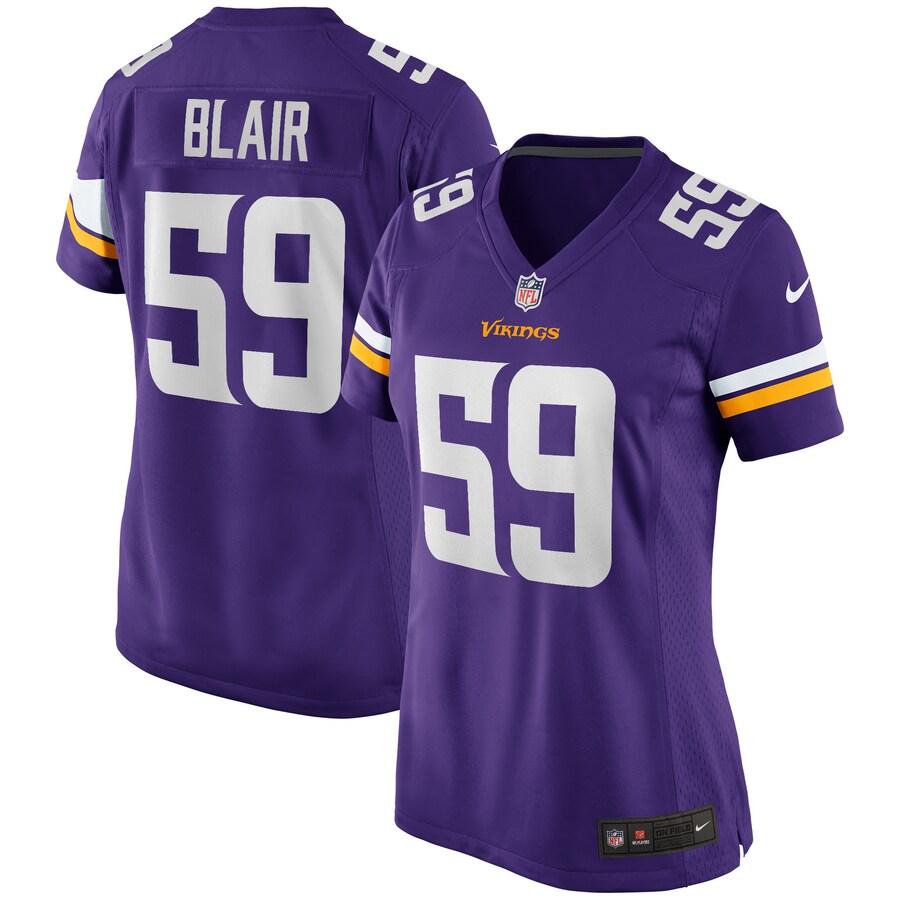 Women's Matt Blair Purple Retired Player Limited Team Jersey