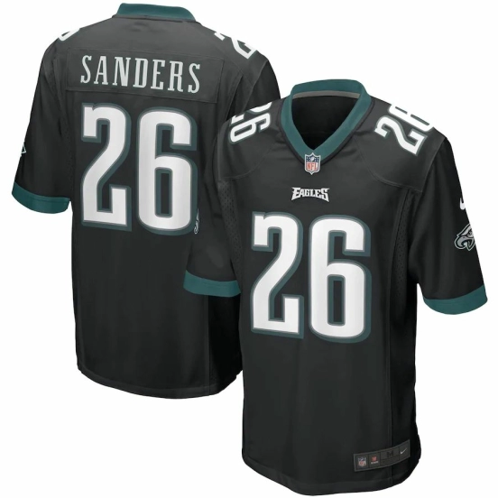 Men's Miles Sanders Black Player Limited Team Jersey