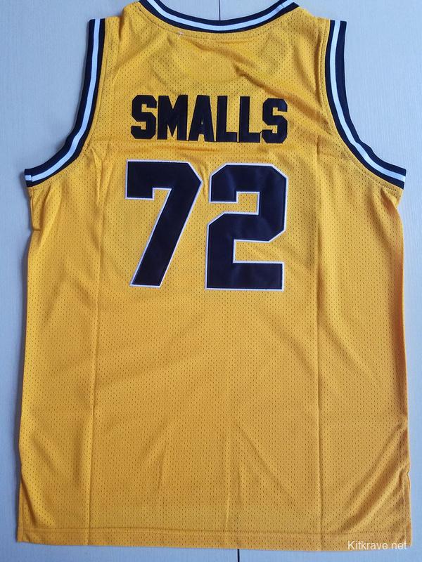 Notorious B.I.G. Biggie Smalls 72 Bad Boy Yellow Basketball Jersey