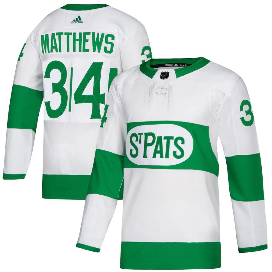 Youth Toronto St. Pats Auston Matthews White Player Team Jersey