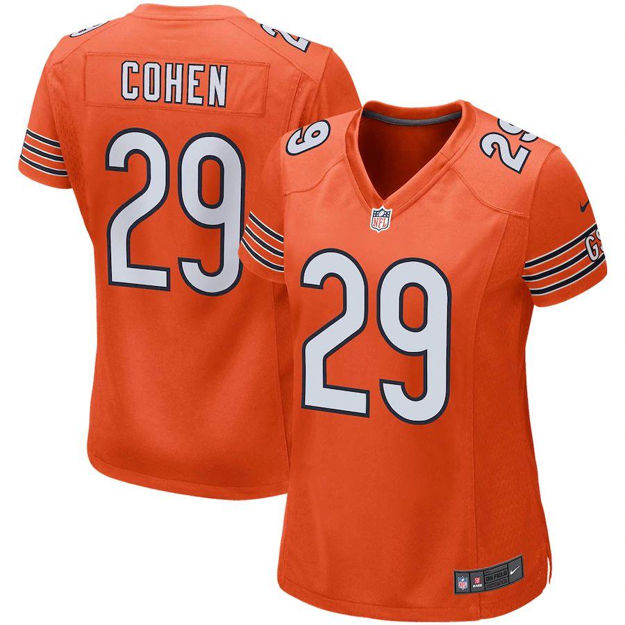 Women's Tarik Cohen Orange Player Limited Team Jersey