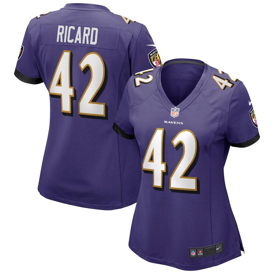 Women's Patrick Ricard Purple Player Limited Team Jersey