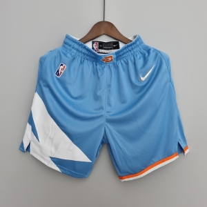 2022 Los Angeles Clippers City Edition Blue NBA Shorts