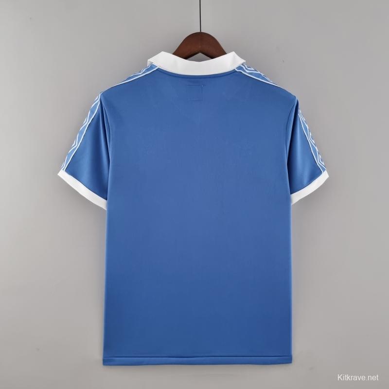 Retro Manchester City 81/82 Home Soccer Jersey