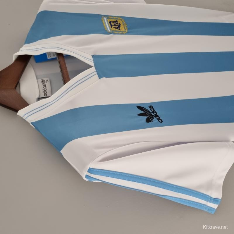 Retro Argentina 1993 Home Soccer Jersey