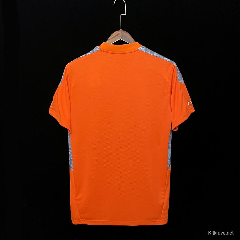 22/23 Chile Universidad De Goalkeeper Orange Jersey