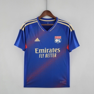 22/23 Lyon Forth Blue Soccer Jersey