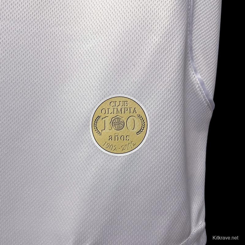 Retro 02 03 Olimpia Home Soccer Jersey