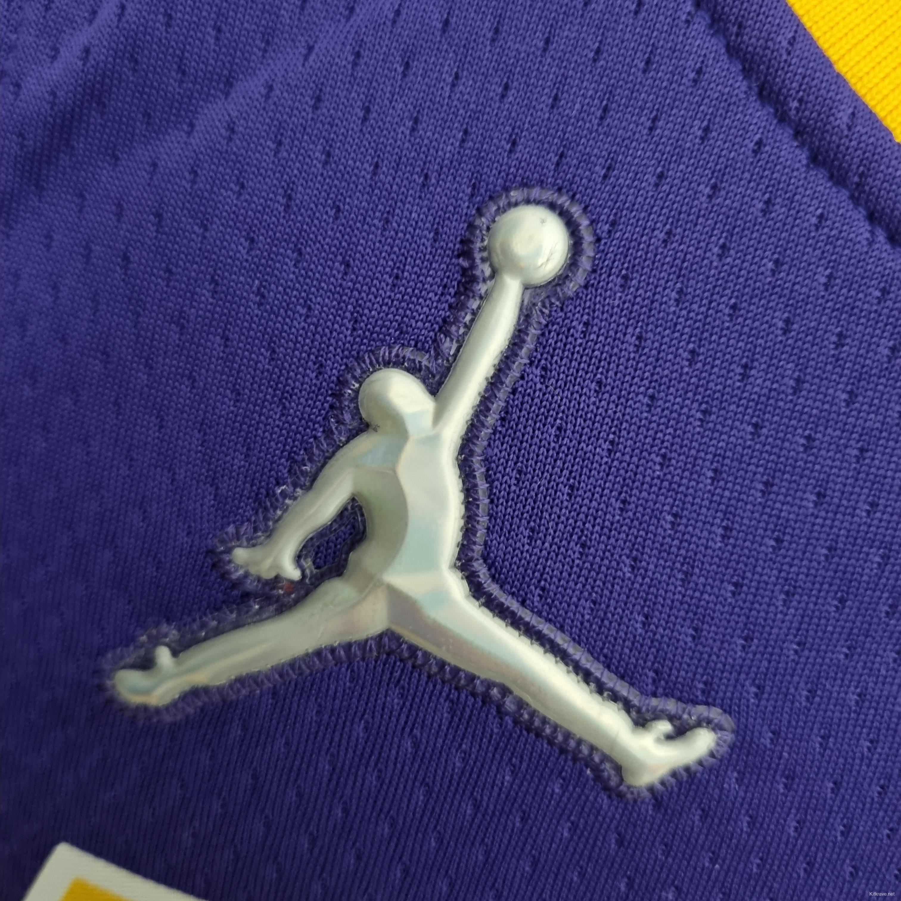 75th Anniversary BRYANT#8 Los Angeles Lakers Jordan Purple NBA Jersey