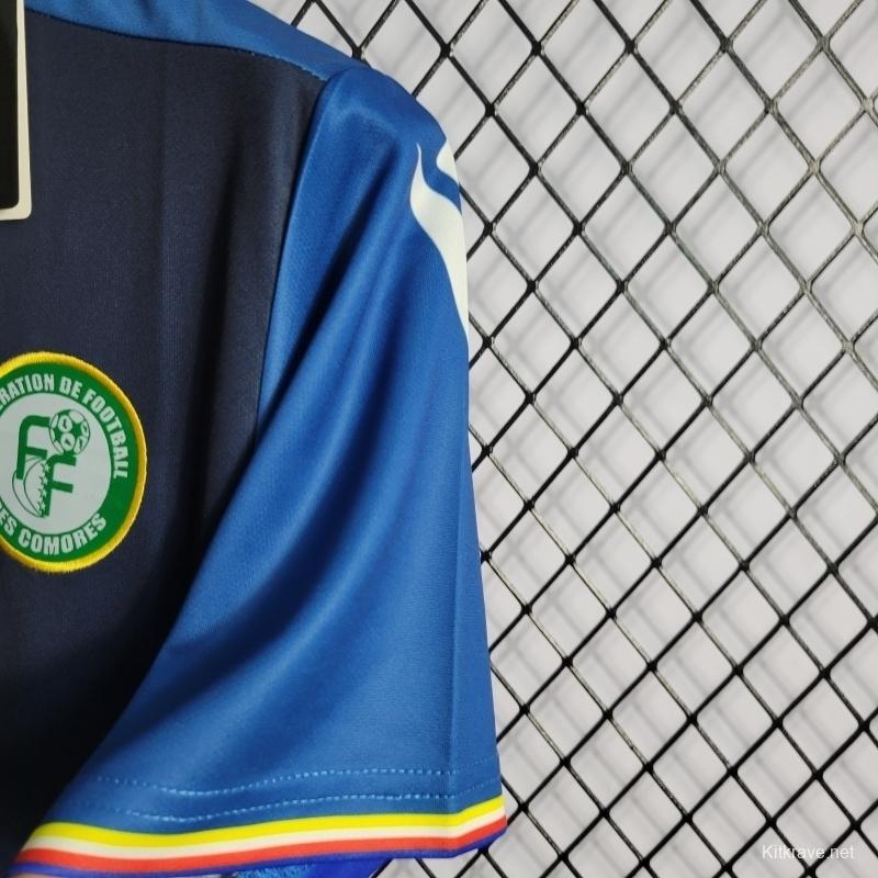 22/23 Comoros Third Sapphire Soccer Jersey