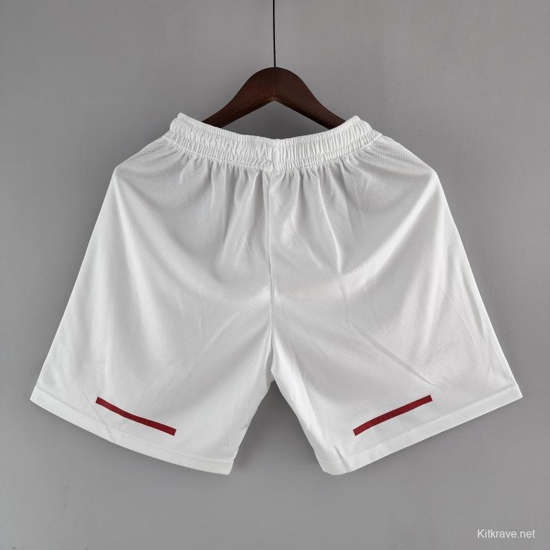 22/23 Manchester City Shorts White