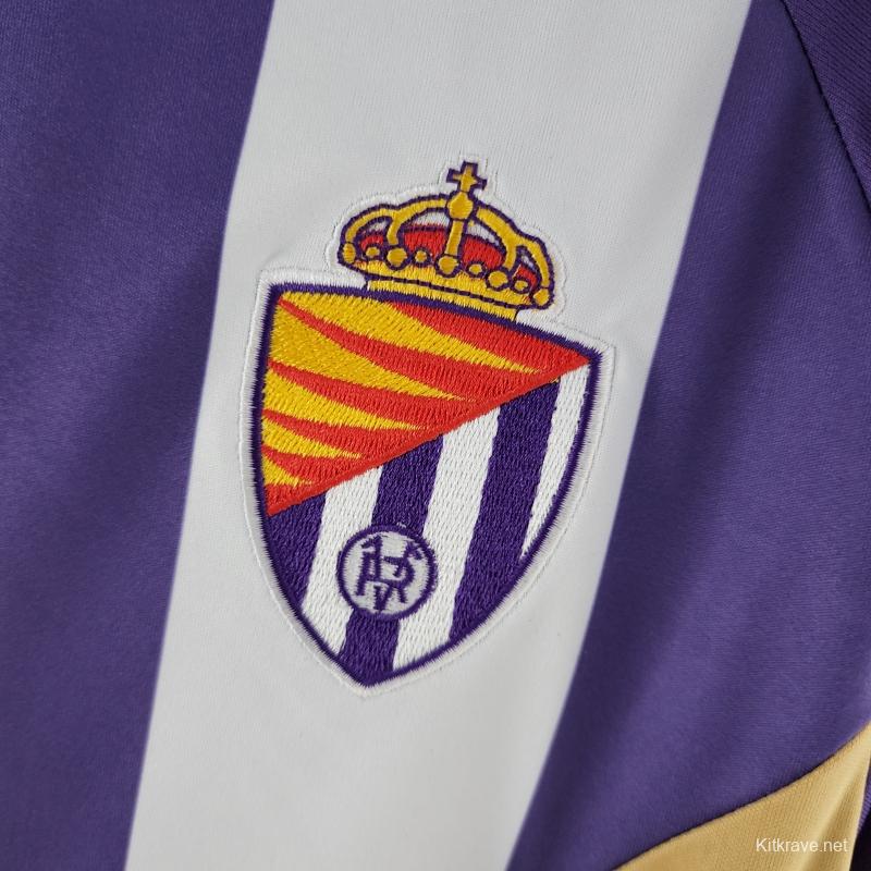 22/23 Real Valladolid Home Soccer Jersey