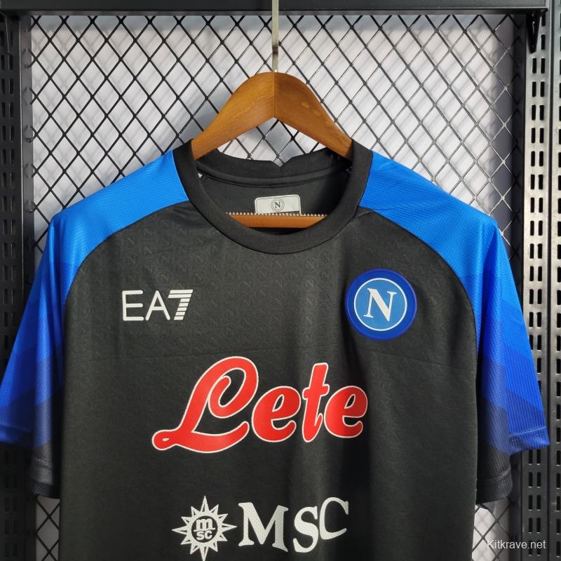 22/23 Napoli Black Training Jersey