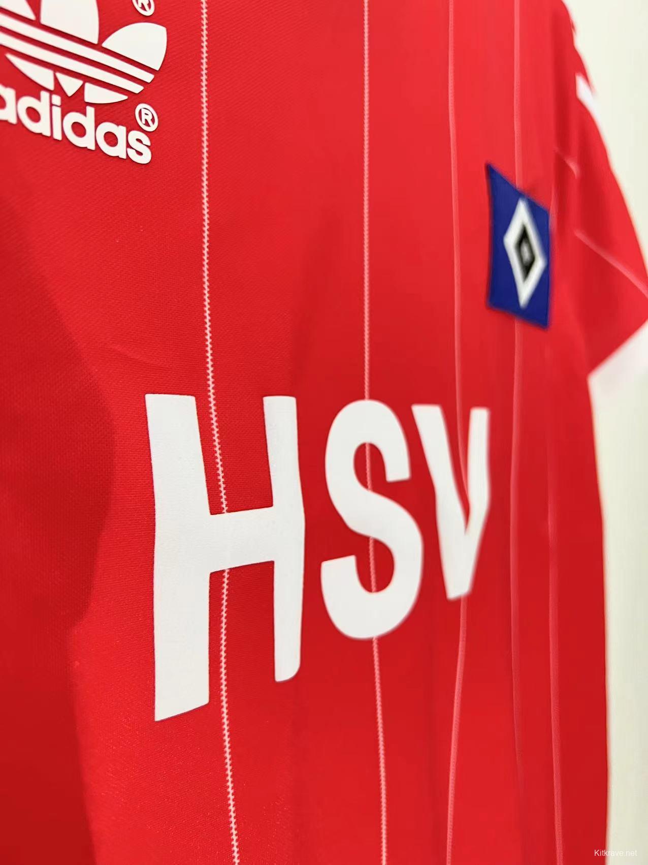 Retro 83/84 Hamburg SV Away Soccer Jersey