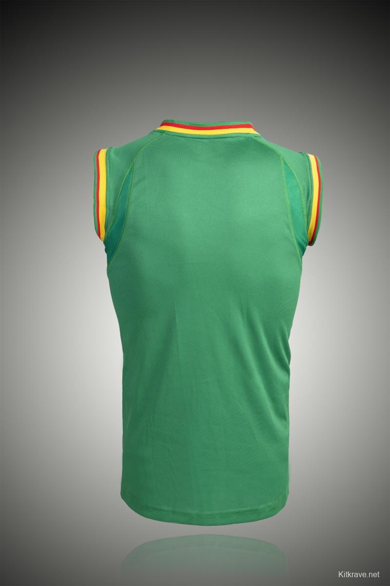 Retro 2002 Cameroon Home Soccer Jersey