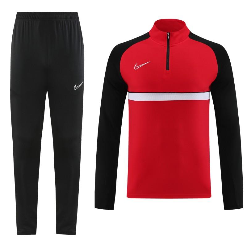 2023 NIKE Red Half Zipper Jacket +Pants