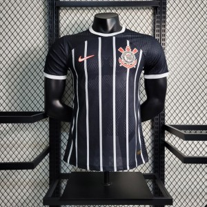 Player Version 23-24 Corinthians Away Black Jersey