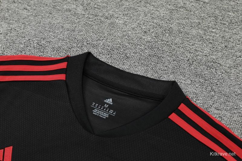 23-24 Bayern Munich Black Red Short Sleeve+Shorts