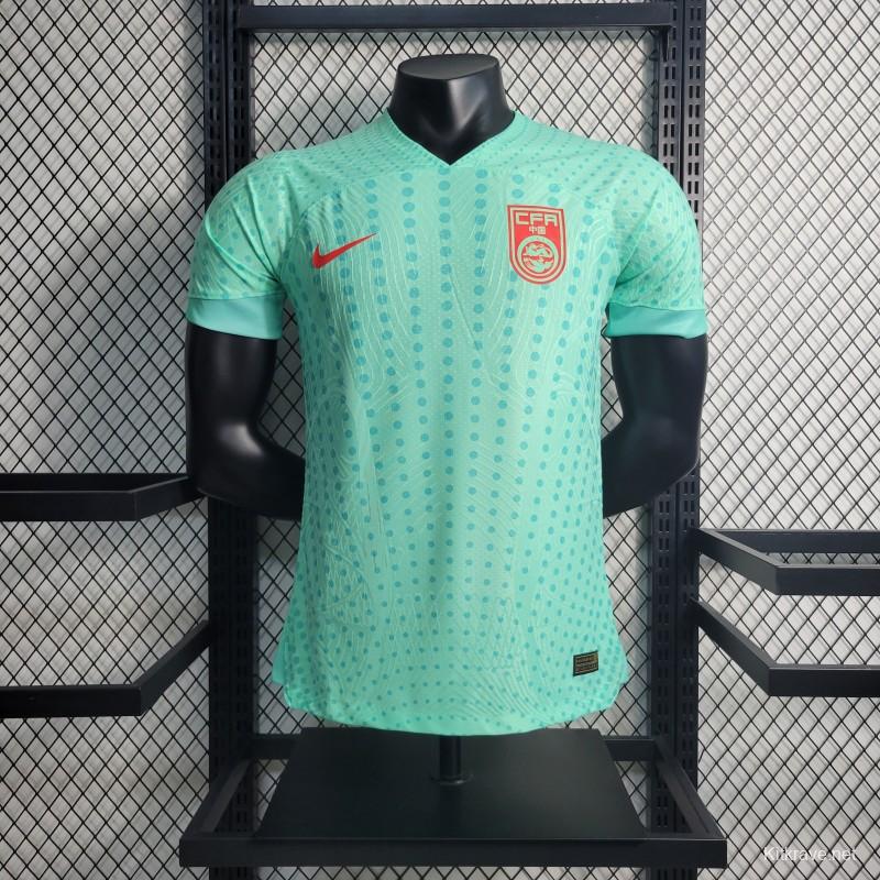 Player Version 23-24 China Away Green Jersey