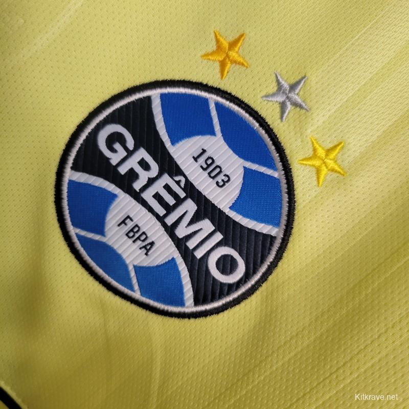 23-24 Gremio Yellow Goalkeeper Jersey