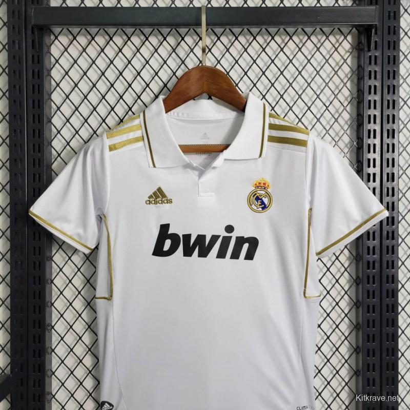 Retro 11-12 KIDS Real Madrid Home Jersey