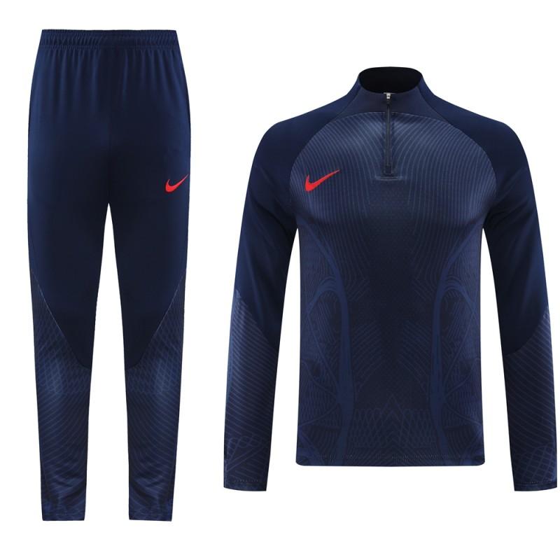 2024 Nike Navy Half Zipper Jacket+Pants