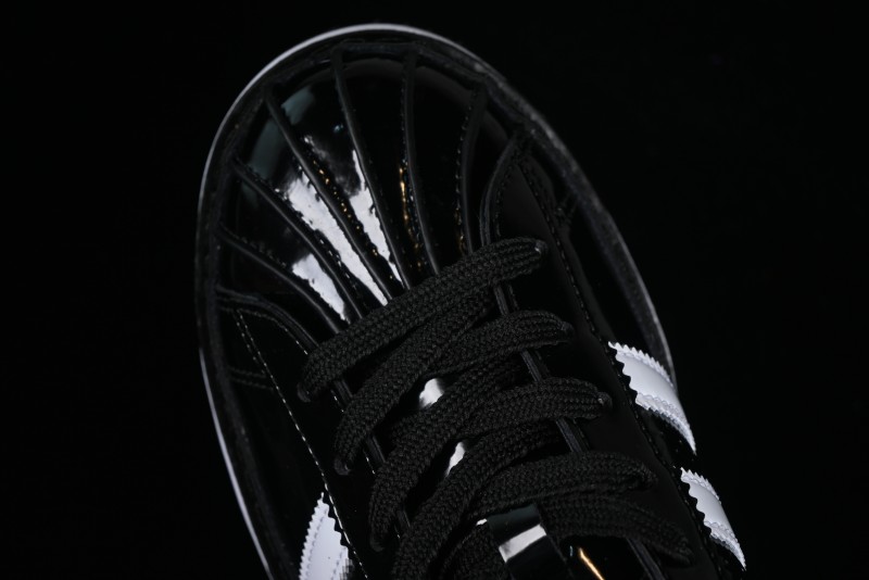 Adidas Clot x Superstar IH5953 Preppy Style Leather Sneakers with Shell Toe - IH5953