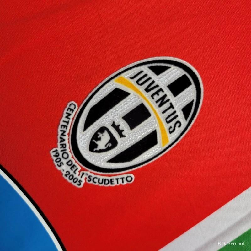 Retro 05/06 Juventus Away Red Jersey