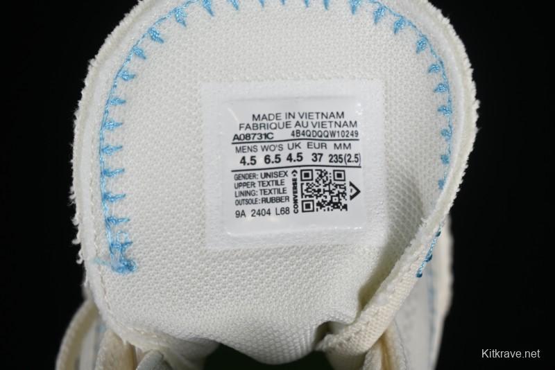 Converse All Star Lift Stitch Daisy Vulcanized Canvas Sneakers - A08731C