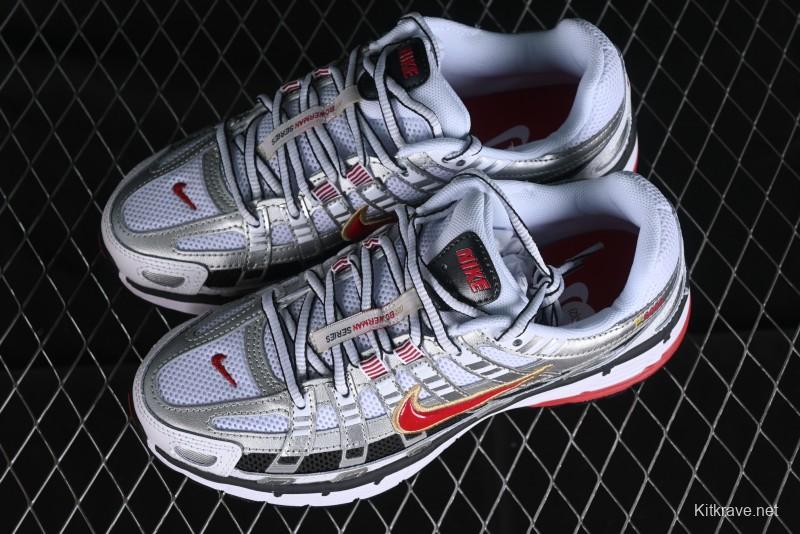 Nike P-6000 Retro Casual Sneakers Dad Shoes with Layered Design - BV1021-101