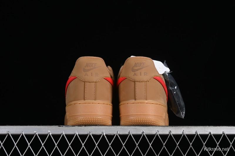 Nike Air Force 1 '07 Low Wheat Color Low-Top Sneakers - FZ7372-300