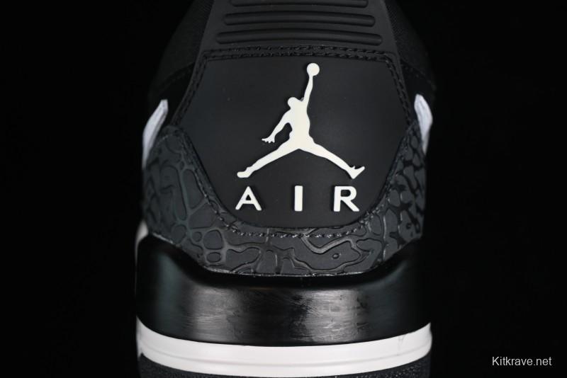 Nike Air Jordan Legacy AJ312 Low Top Sneakers with Velcro Strap Triple Fusion Design - CD7069-001