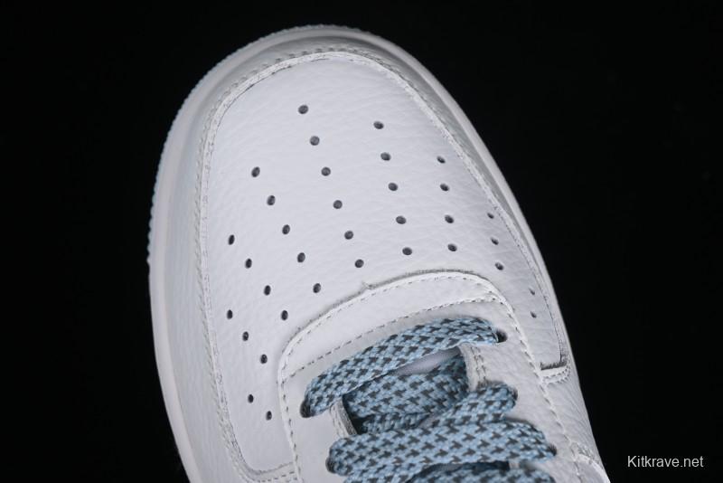 Nike Nocta x Nike Air Force 1 '07 Low "Certified Lover Boy" Ice Blue Classic Low-Top Casual Sneakers - LO1718-061