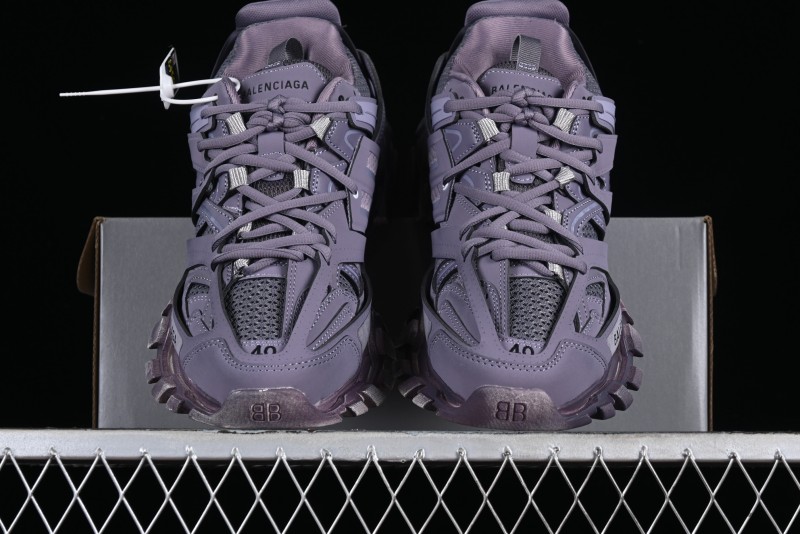 Balenciaga Track Sneaker Tess with Transparent Heel Strap - W1AC50620