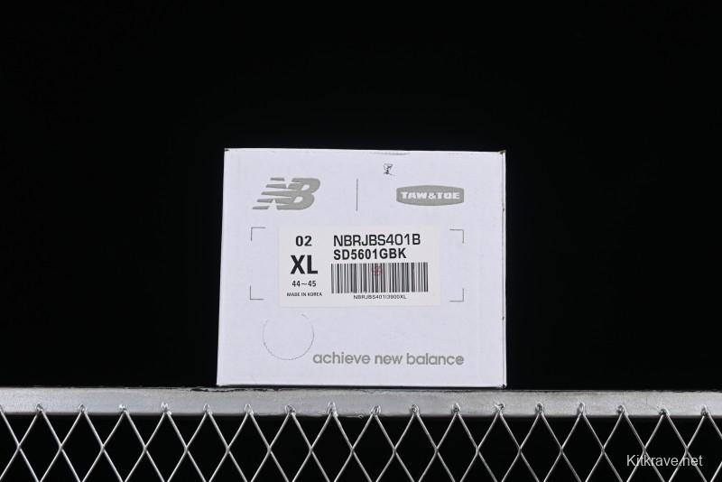 New Balance NB x TAW&TOE Collaboration Black Ultra-Soft Cloud Cushion Beach Sandals Flip Flops - SD5601GBK