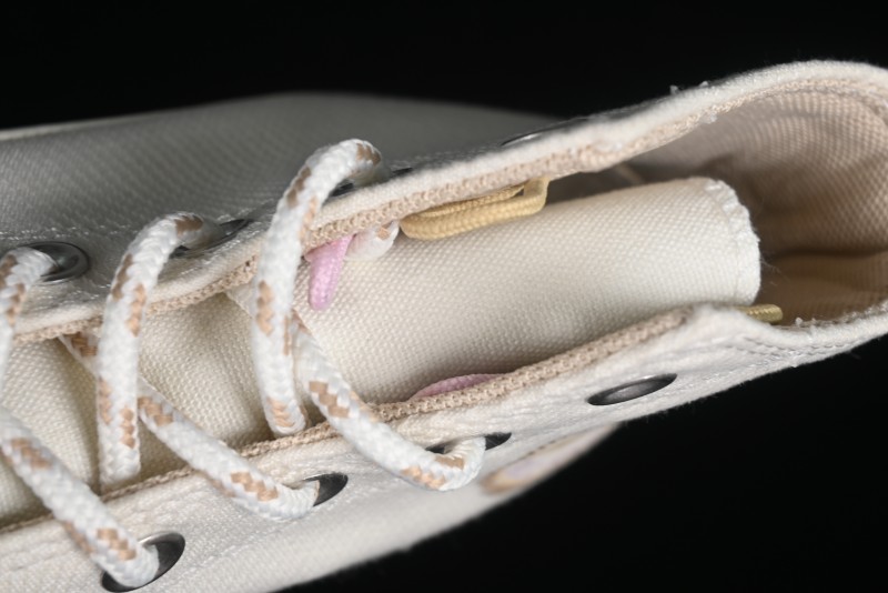 Converse Chuck All Star Lift Platform Utility White High Top Breathable Canvas Casual Shoes - A08767C