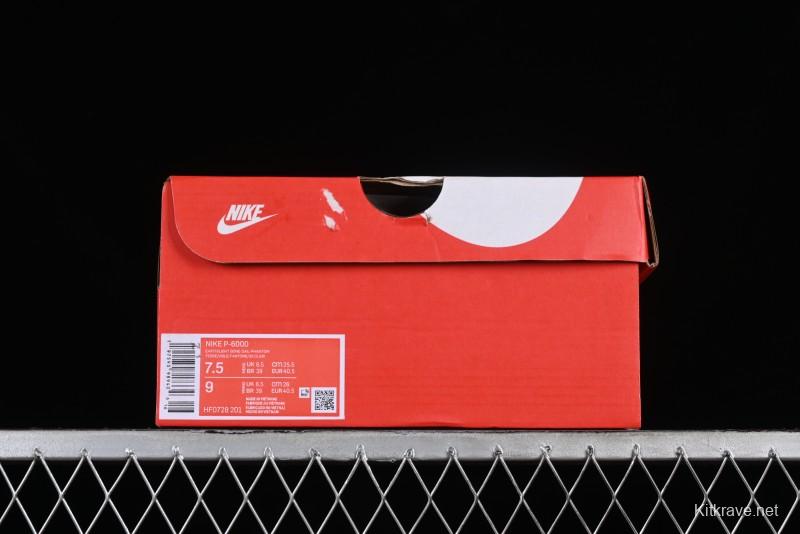 Nike P-6000 Retro Casual Sport Dad Shoes with Layered Design and Lightweight Body - HF0728-201