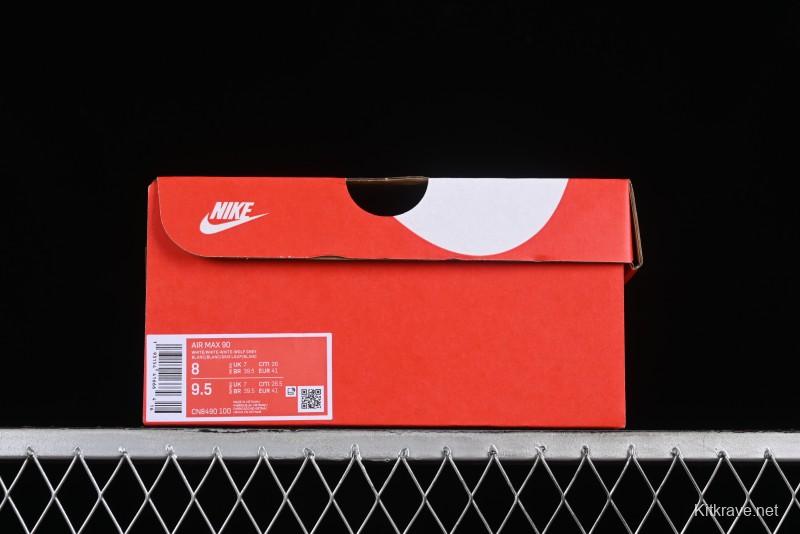 Nike Air Max 90 Retro Running Shoes with Air Cushion Technology - CN8490-100