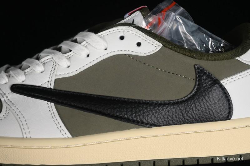 Nike Travis Scott x Air Jordan 1 Low OG Retro Sneakers DM7866-200
