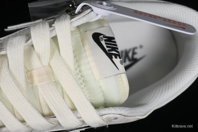 Nike SB Dunk Low LV Collaboration - Elegant Black White Night Light Anniversary High-End Custom Low-Top Casual Sneakers BB8766-208