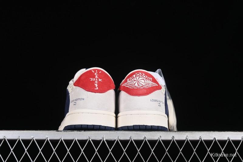 Nike Air Jordan 1 Low OG SP Travis Scott x Fragment Design Collaboration Sneakers - YQ2088-668