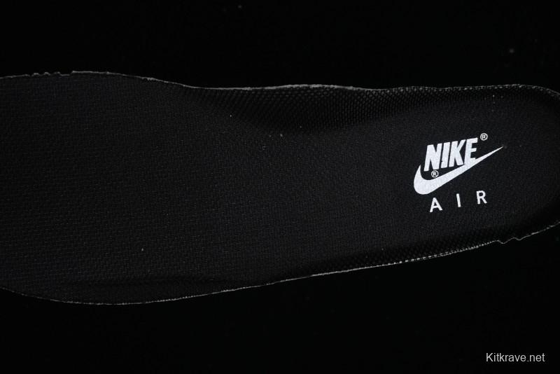 Nike Air Force 1 '07 Low Classic Black White Swoosh Casual Sneakers - FZ0627-010