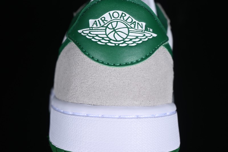 Nike Air Jordan 1 Low Golf Shoes Grey White Green - DD9315-112