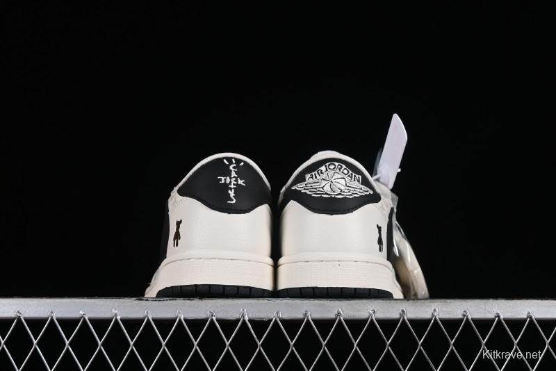 Nike Air Jordan 1 Low OG SP Travis Scott x Fragment Design Collaboration Sneakers - SJ2068-002